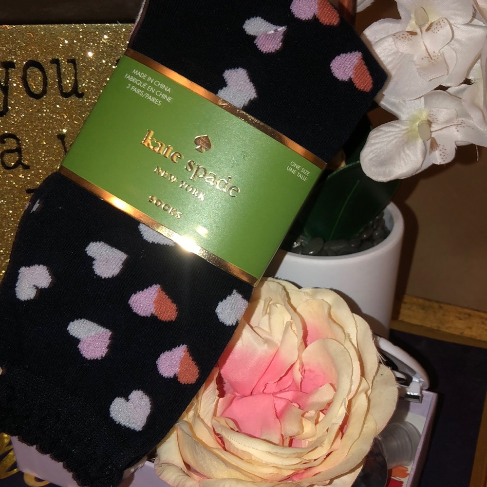 💎♠️🧦NWT • Kate Spade • Crew Socks 💎🧦♠️ - Picture 2 of 8